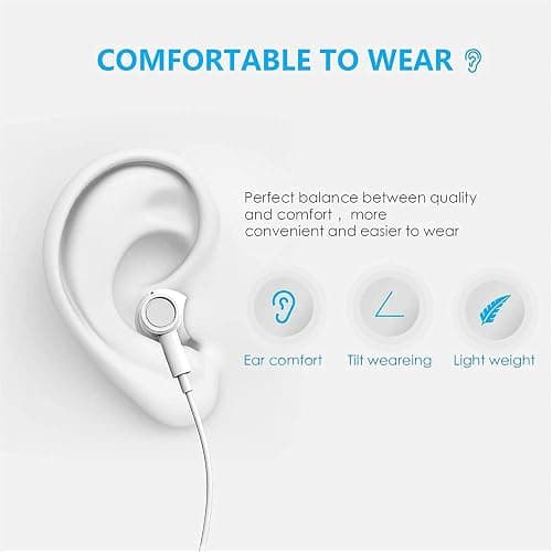 2 Pack-USB C Headphones for iPhone 17/16/15 Pro Max Plus Type C Earbuds | with Microphone & Remote Noise Cancelling Earphones for iPhone 17/16/15 Pro Max Plus,iPad,Galaxy S26/S25/S24/Ultra Note 10/20 thumbnail 5