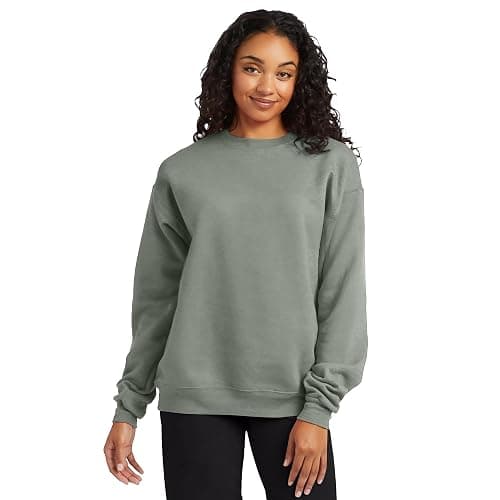 Hanes Men's Ecosmart Fleece Sweatshirt, Pullover Crewneck Sweatshirt, Big & Tall, 1 or 2 Pack thumbnail 3