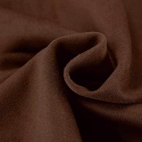 Faux Suede Jacket Women Brown Suede Jacket Faux Leather Blazer Jackets Button Down Long Sleeve Cardigan Vintage Suits thumbnail 4