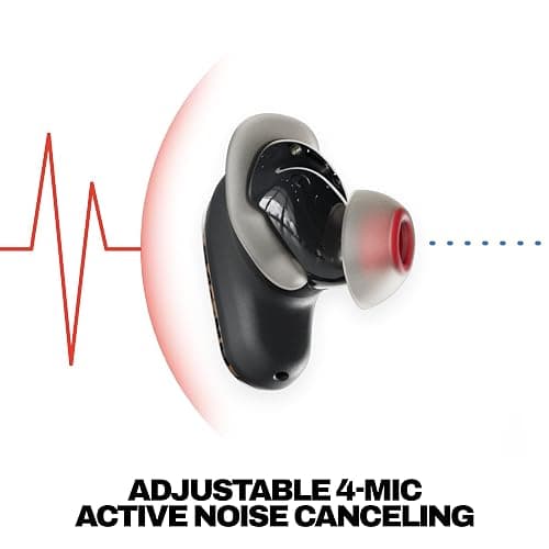 Skullcandy Method 360 ANC Wireless Earbuds with Sound by Bose - Leopard | In-Ear Fit, Premium Active Noise Cancellation, 40 Hours Battery, Sweat and Water Resistant, Microphone for iPhone Android thumbnail 3