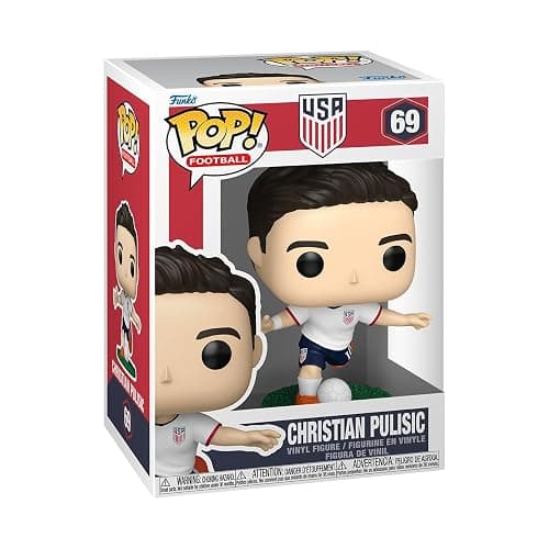 Funko Pop! Football: USA - Christian Pulisic - U.S. Men's Soccer Team - Collectable Vinyl Figure - Gift Idea - Official Merchandise - Toys for Kids & Adults - Sports Fans - Image 1