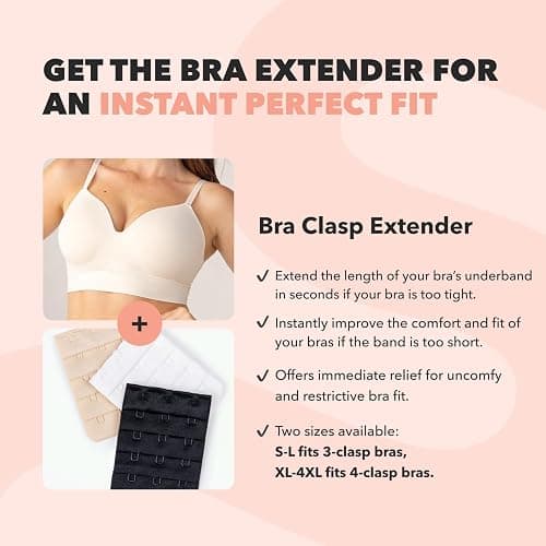 SHAPERMINT Supportive Comfort Wireless Bras for Women Full Support - Seamless Plus Size Bra, Bralette for Women Full Support thumbnail 8