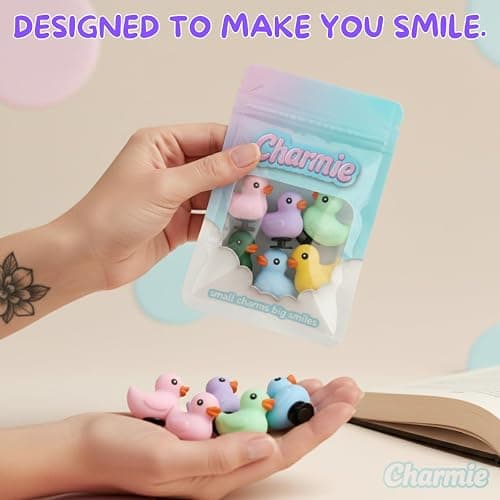 6PCS 3D Duck Shoe Charms – Cute PVC Shoe Decorations for Clogs, Sneakers & Sandals – Fun Shoe Accessories for Kids & Teens. thumbnail 4