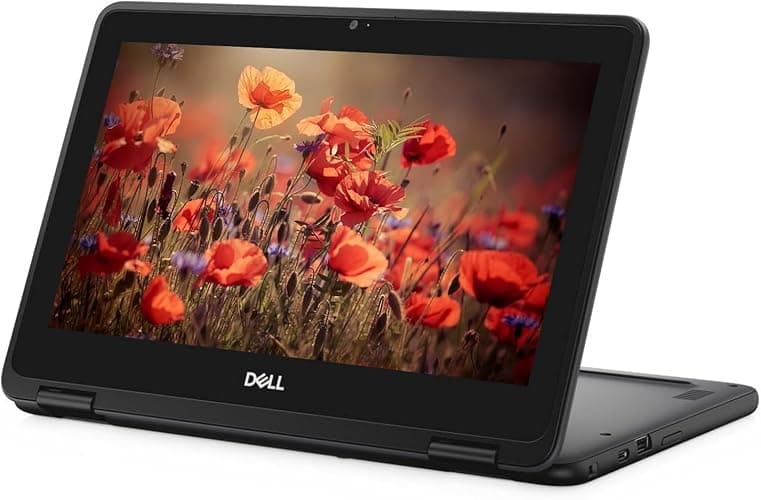 Dell Chromebook Laptop 3100 2-in-1 Computer, 11.6 inch Touchscreen PC, Intel Celeron N4000, 4GB RAM, 32GB SSD, Type-C, Japaness Keyboard, Chrome OS (Refurbished) thumbnail 4