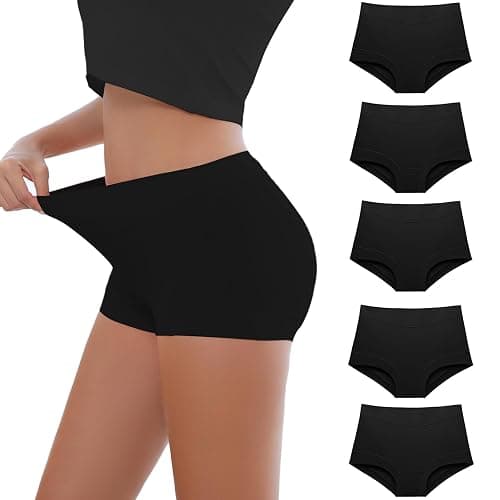 Migbean Boy Shorts Underwear for Women - Boxers for Women, Women's Cotton Underwear Boyshorts - Image 1