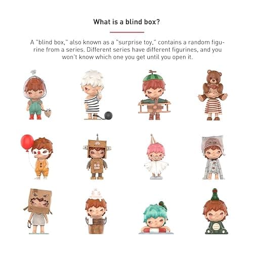 POP MART HIRONO Little Mischief Series, Hirono Blind Box Figures, Random Design Action Figures Collectible Toys Home Decorations, Holiday Birthday Gifts for Girls and Boys, Single Box thumbnail 9