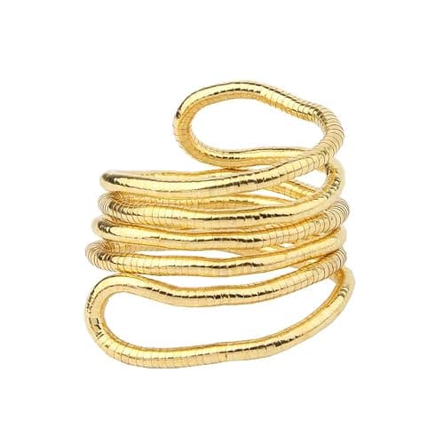 BNQL Bendable Snake Necklace Flexible Multi-purpose Necklace - Gold - Image 1