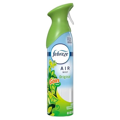 Febreze Air Mist, Air Freshener Spray, Odor Fighting Room Spray, Deodorizer for Home Bathroom Kitchen Office Apartment Dorm Room Classroom, Gain Original Scent, 8.1oz (Pack of 6) thumbnail 10