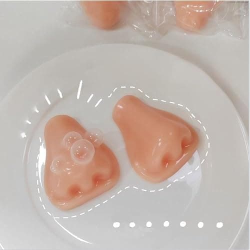 3D Soft Silicone Nose Models Pimple Popping, Funny Pimple Popper Toy, Funny Novelty Anxiety Relief for Adults & Teens (2pc) thumbnail 2