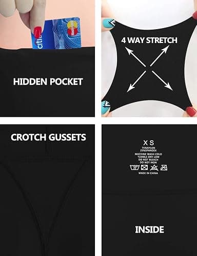 BUBBLELIME 29"/31"/33"/35"/37" 3 Styles Women's High Waist Bootcut Yoga Pants Basic/Side Pockets Tummy Control Workout Flared thumbnail 5