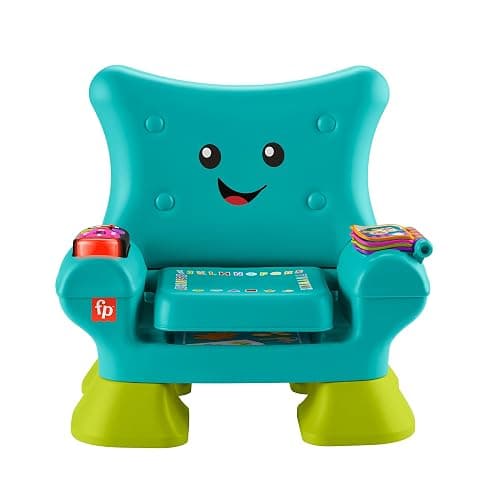 Fisher-Price Laugh & Learn Toddler Learning Toy Smart Stages Chair, Teal, Music Lights & Activities for Ages 1+ Years, Multilanguage Version thumbnail 5