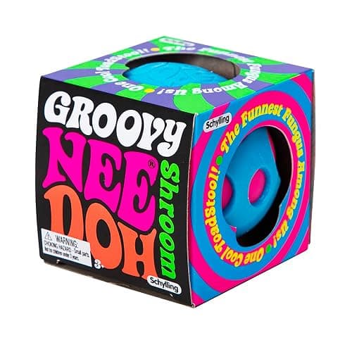 Schylling NeeDoh Shroom - The Groovy Glob! - Assorted Colors 2.7" x 2.7" thumbnail 6