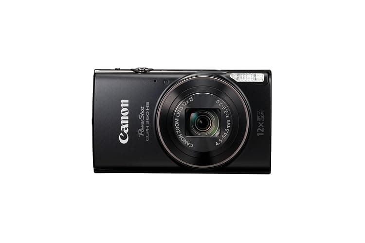 Canon PowerShot ELPH 360 Digital Camera w/ 12x Optical Zoom and Image Stabilization - Wi-Fi & NFC Enabled (Black) thumbnail 5
