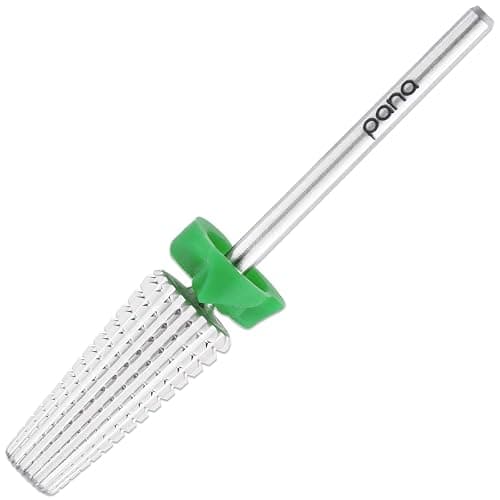 PANA Nail Carbide 5 in 1 Bit - Two Way Rotate use for Both Left and Right Handed - Fast remove Acrylic or Hard Gel - 3/32" Shank - Manicure, Nail Art, Drill Machine (Coarse - C, Silver) thumbnail 9
