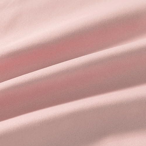 Sewdudely Ruffle Body Pillow Pillowcase, Pink, 20''x54'' 1 Piece | Microfiber,Envelope Closure, Ruffle Design, Cute Soft Breathable, Non Shrinking thumbnail 6