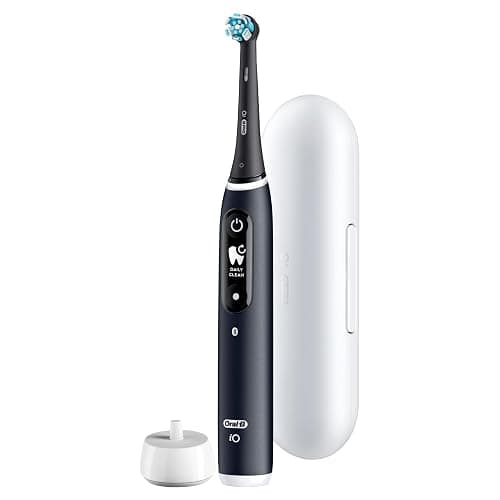 Oral-B iO6 Electric Toothbrush, for a Deep Clean and Whiter Teeth, Black, iO Series 6 with 1 Toothbrush, 1 Brush Head, and 1 Travel Case thumbnail 19