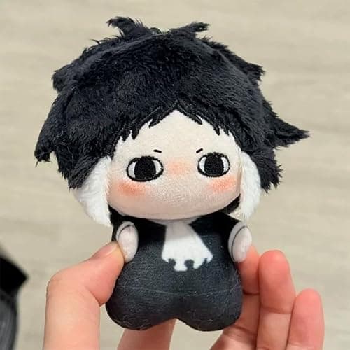 YLQANONG BSD Pillow Figure Dazai Osamu/Nakahara Chuuya/Akutagawa Ryunosuke Anime Soft Pillow Cushions BSD Anime Figures Bag Pendant 10CM thumbnail 2