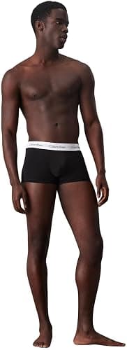 Calvin Klein Boxers Taille Basse Lot de 3 Homme sous-Vêtement thumbnail 5