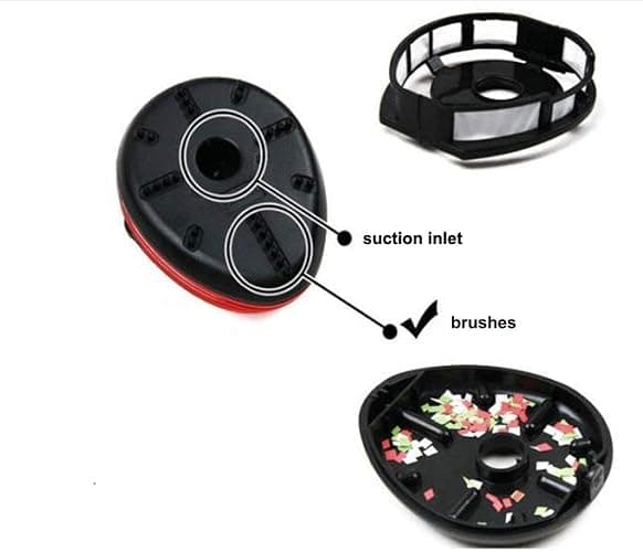zswell Ladybug Cartoon Mini Vacuum Cleaner Dust Sweeper Cordless Corner Desktop Vacuum Cleaner Mini Cute Home Office thumbnail 5