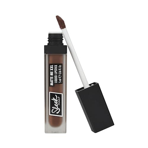 Sleek MakeUP Matte Me XXL Liquid Lipstick, High Impact Colour, Longlasting and Transfer Proof, Sweet like Chocolate, 5ml - Image 1