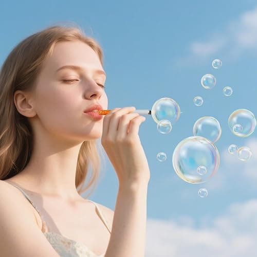 Set di 3 sigarette per bolle di sapone per uomo e donna, sigaretta finte, mini sigaretta per bolle di sapone, bacchette per bolle di sapone, idea regalo per matrimoni, compleanni, feste (D) thumbnail 3