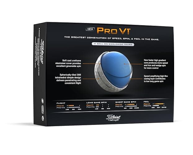 Titleist Pro V1 Golf Balls (One Dozen) thumbnail 5