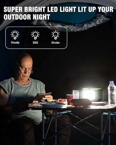 SinKeu 200W Portable Power Station, 42000mAh Solar Generator with 110V AC Outlet, DC, USB C, USB QC3.0, 155Wh Backup Battery Pack Power Supply for Camping Essential Road Trip Home Outdoor Emergency thumbnail 7