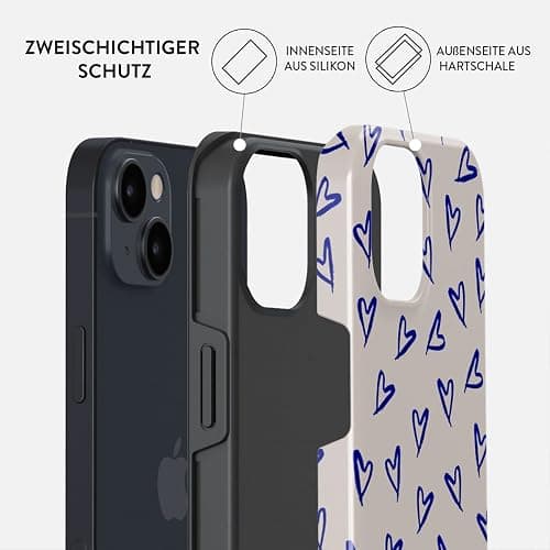 BURGA Handy Hülle für iPhone 15 – Hübsches, Trendiges, Ästhetisches Case für iPhone 15 – Hartschalenhülle – Handyhülle für Männer und Frauen thumbnail 2