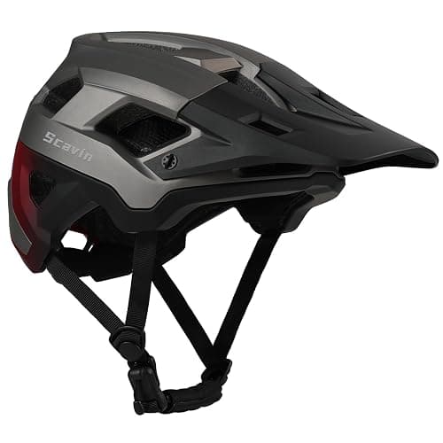 Bike Helmet for Adult, Moutain Road Bicyle Helmet Certified Adjustable MTB Cycling Helmet with Removable Visor and EPS Foam Interior thumbnail 9