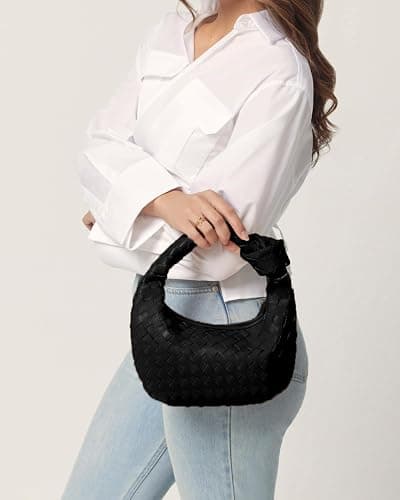 Woven Purse - Woven bags for women - Small Hobo Bags thumbnail 5