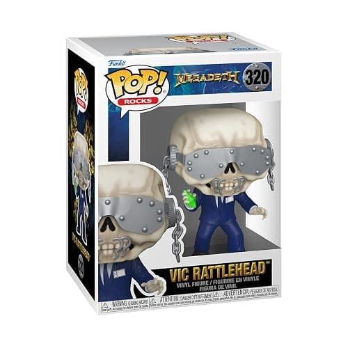 Funko POP! Rocks: Megadeath - Vic Rattlehead - Collectable Vinyl Figure - Gift Idea - Official Merchandise - for Kids & Adults - Music Fans - Model Figure for Collectors and Display thumbnail 2