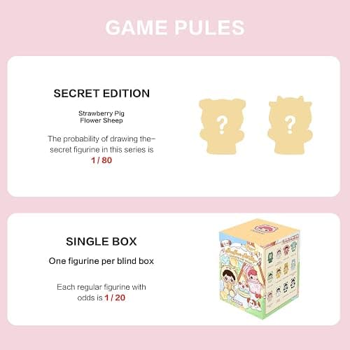 Popobox Pet Store Keychain Series Blind Box Figures, Random Design Action Figures Collectible Toys for Gift, Home Decorations, Single Box thumbnail 5