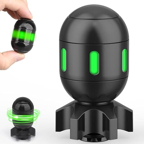 Atomic Bomb Fidget Spinner for Kids Adults, Transformable Fidget Toy with Luminous Light for Stress Relief, Cool Glow in Dark Desk Decor, Perfect Birthday for Dad Boys Men thumbnail 8
