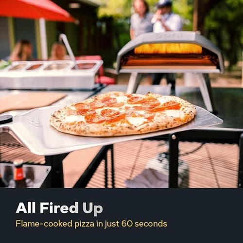 Ooni Koda 12 Gas Pizza Oven & Peel Bundle – 28mbar Propane Outdoor Portable Oven For Stonebaked 12 Inch Pizzas in 60 Seconds, Includes 12" Pizza Peel and Gas Hose & Regulator thumbnail 2
