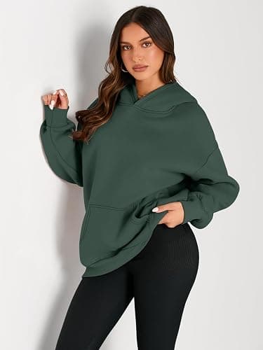 Trendy Queen Womens Oversized Hoodies Fleece Sweatshirts Fall Fashion Pullover Sweaters Winter Clothes thumbnail 2