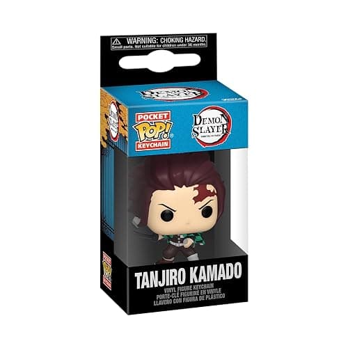 Funko POP! Keychain: Demon Slayer - Tanjiro Novelty Keyring - Collectable Mini Figure - Stocking Filler - Gift Idea - Official Merchandise - Anime Fans - Backpack Decor thumbnail 2