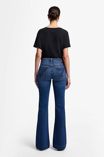7 for All Mankind Women's 7 for All Mankind Women's Tailorless Dojo Regular Fit Flared Jeans thumbnail 4
