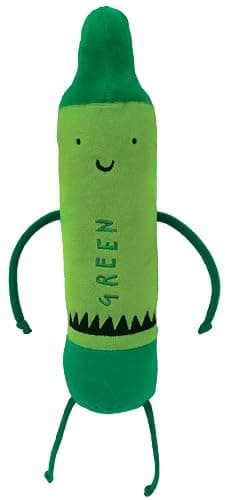 MerryMakers The Day The Crayons Quit Green Plush Toy,0 months to 100 months 12-Inch - Image 1