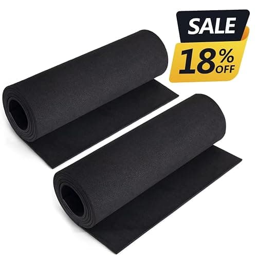 2-Pack Black Eva Foam Sheets roll, Premium eva Craft Foam 5mm Thick, 13.9" x 59", High Density 86kg/m3 for Halloween Cosplay Costume, Crafts, DIY Projects by MEARCOOH thumbnail 3