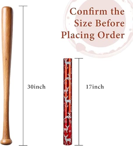 Merture Reindeer Red Christmas Wrapping Paper Roll, Metallic Red Solid Color Gift Wrap for Christmas Wedding New Year Birthday Valentines Day Mothers Day Baby Shower - Mini Roll - 17 In X 32.8 Ft(46.5 sqft) thumbnail 3