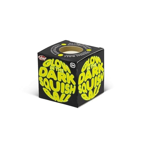 Tobar 38439 Glow In The Dark Squish Ball Assorted Designs and Colours,6 x 6 x 6 cm thumbnail 4