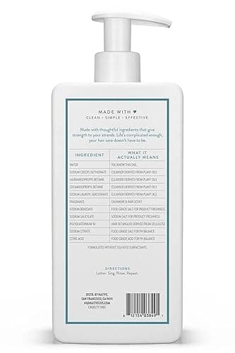 Native Cashmere & Rain Strengthening Shampoo and Conditioner Set 16.5 oz each, Blue thumbnail 2