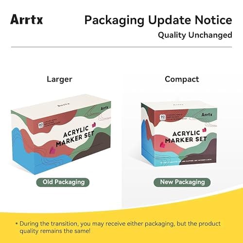 Arrtx 90 Colors Paint Markers, Acrylic Paint Pens for Artists Adults Coloring Drawing - Extra Brush Tip for Rock Painting, Wood, Canvas, DIY Crafts Making Art Supplies thumbnail 2