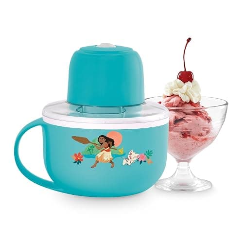Disney Dash My Mug Ice Cream Maker - Makes Single Serving of Gelato, Frozen Yogurt, Sorbet & More - Easy to Clean & Use - Moana, 1 Bowl - Image 1