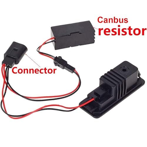 2Pcs Error Free LED License Plate Lights Tag Lamp Assembly Compatible/Replacement for Volkswagen VW Golf GTI MK4 MK5 MK6 MK7 CC Rabbit Polo EOS Phaeton Beetle Scirocco, 6000K White thumbnail 5