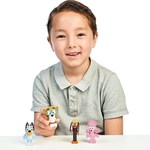 Bluey Figure 4 Pack - Friends Pack, Multicolor (13014) thumbnail 2