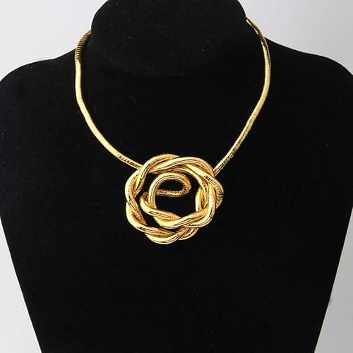 BNQL Bendable Snake Necklace Flexible Multi-purpose Necklace - Gold thumbnail 5