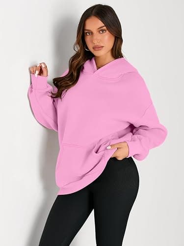 Trendy Queen Womens Oversized Hoodies Fleece Sweatshirts Fall Fashion Pullover Sweaters Winter Clothes thumbnail 3