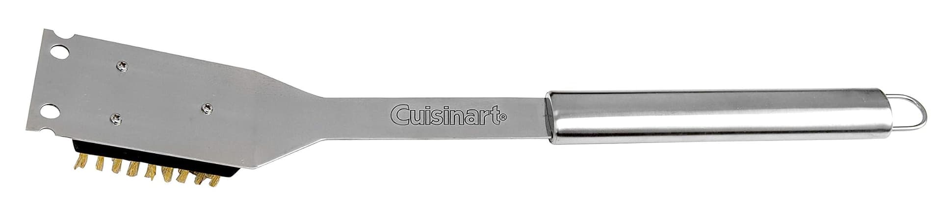 Cuisinart Stainless Steel 16.5" Long Handle Grill Cleaner Brush and Scraper for BBQ, Griddle, Grills, Cookout Tool, Grill Brush for Outdoor Grills BBQ Accessories thumbnail 8