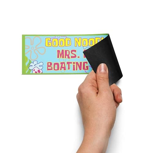 Good Noodle of Puff Boat School Magnetic Bumper Sticker, Funny 90s Nostalgic Car Magnet Funny Car Accessories Funny Alumni buper Sticker for Cars thumbnail 2